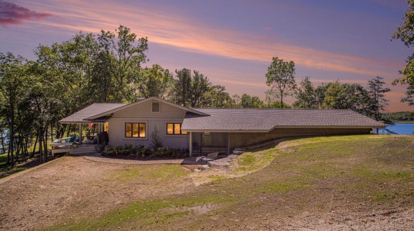 Gull Lake home on 3 secluded acres