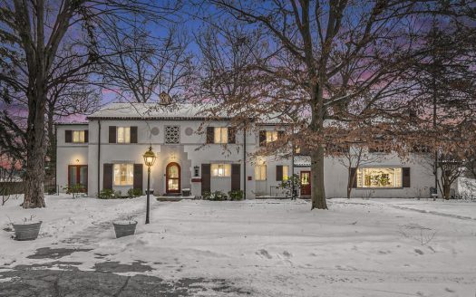 lakefront Spanish colonial home on Gull Lake