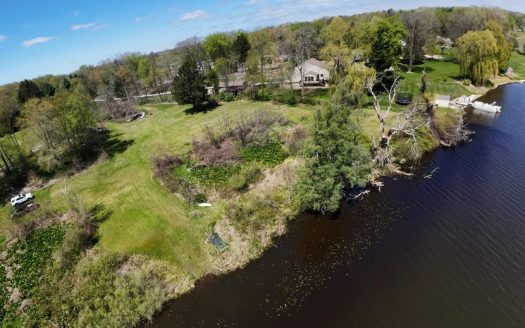 3 acres lakefront land for sale East Leroy MI