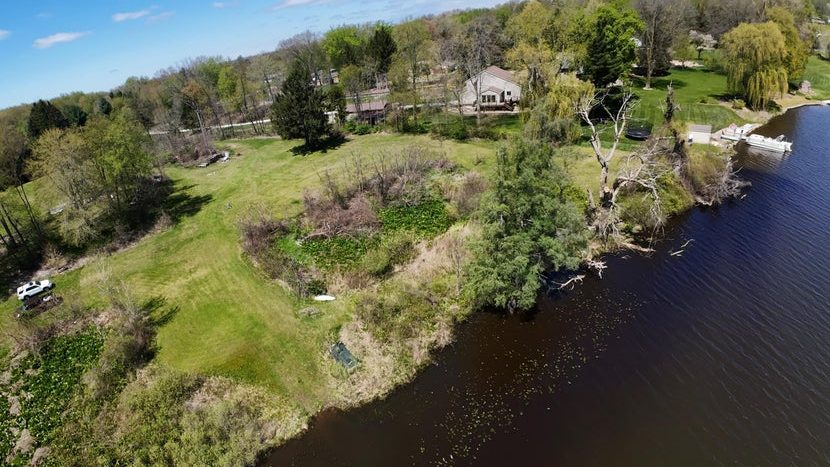 3 acres lakefront land for sale East Leroy MI
