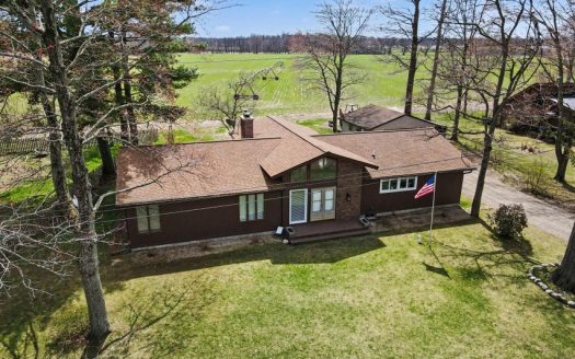 private home in the country with views of Christie Lake